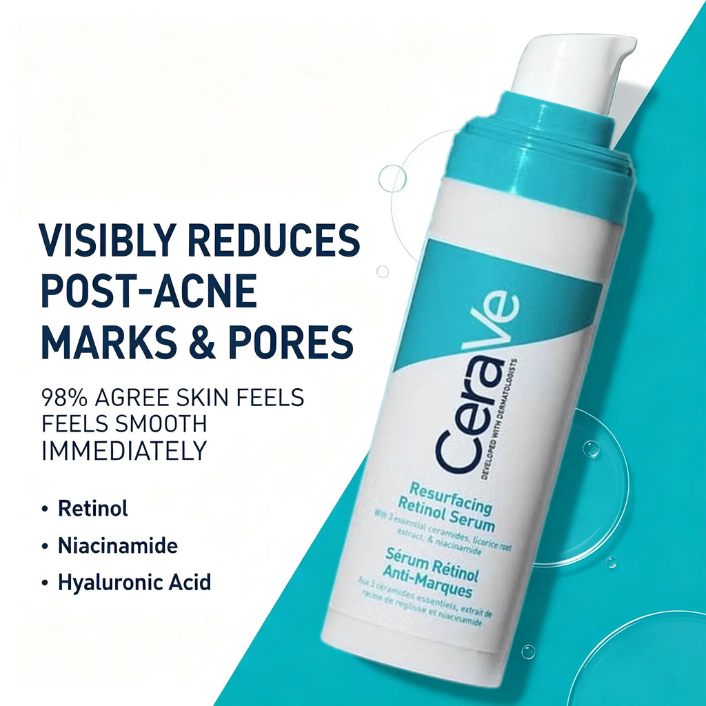 CeraVe Resurfacing Retinol Serum with Niacinamide & Ceramides