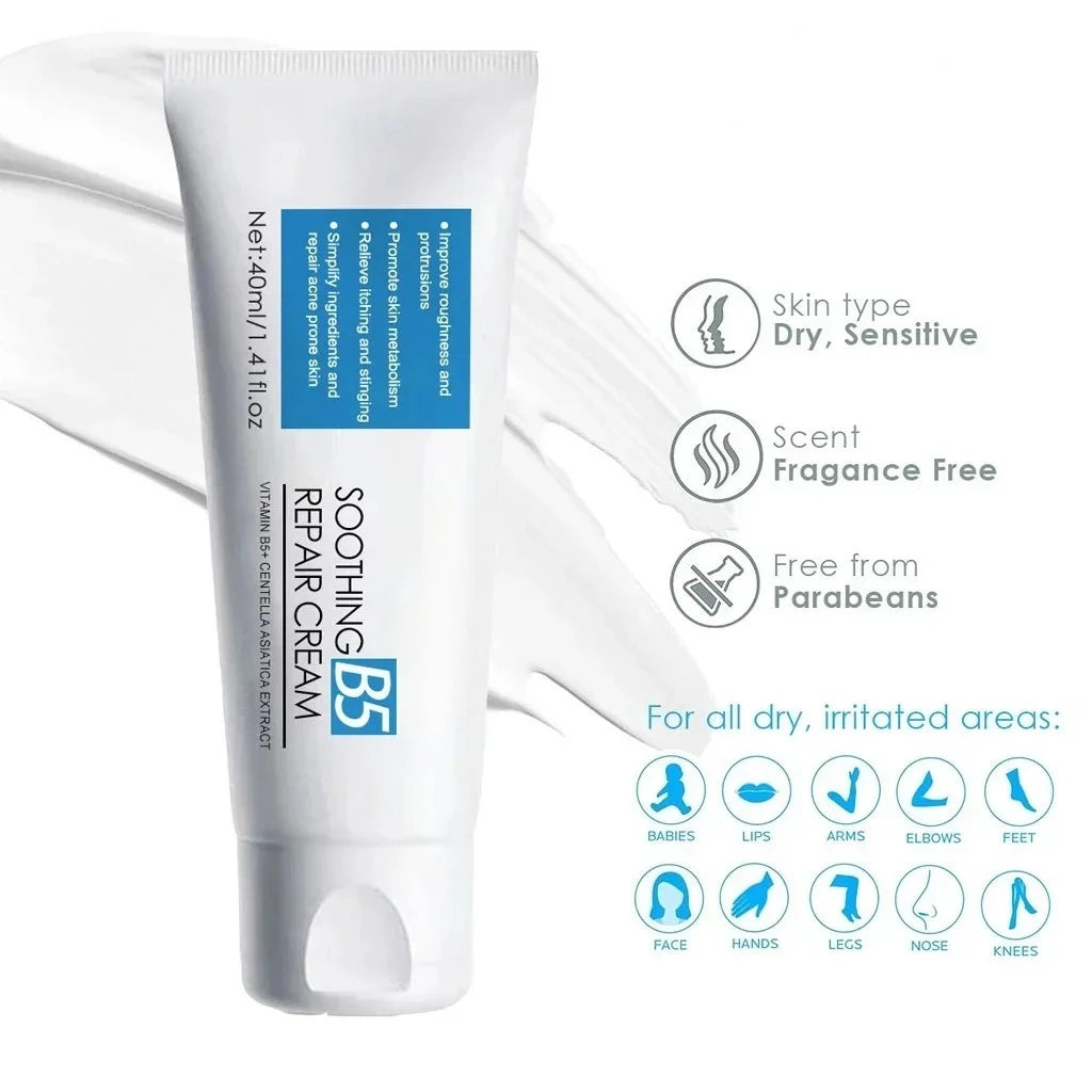 B5 Soothing Repair Cream with Centella Asiatica & Vitamin B5 – Intensive Skin Barrier Balm (40ml)
