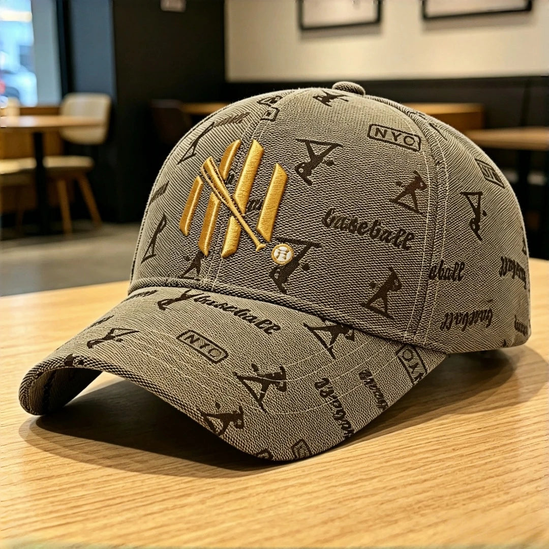 Vintage Baseball Jacquard Embroidered Cap – Unisex Streetwear Dad Hat