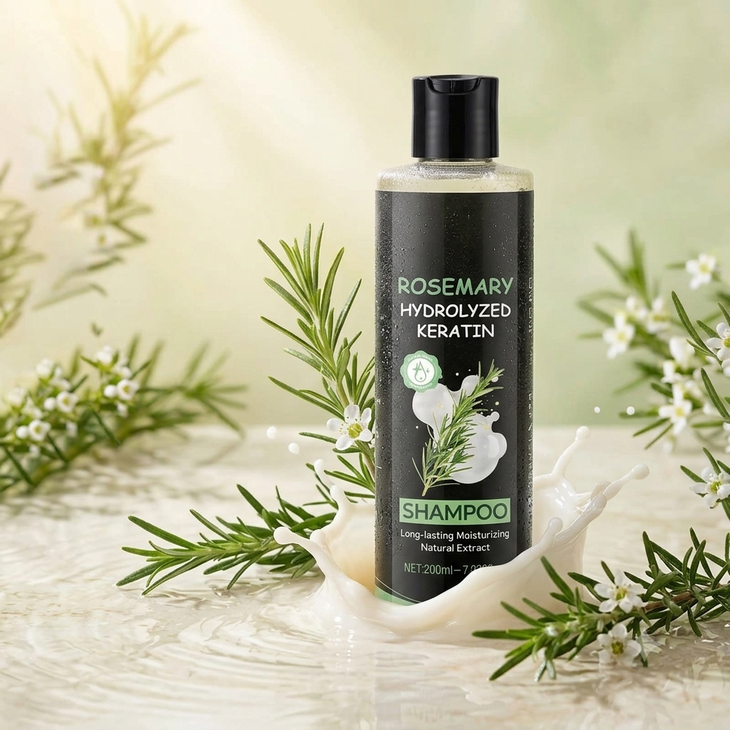 Rosemary Hydrolyzed Keratin Hair Growth & Repair Shampoo (200ml / 7.03 fl. oz)
