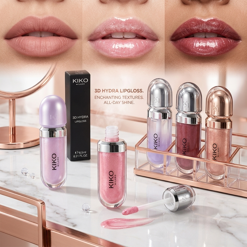 KIKO Milano 3D Hydra Lipgloss - Plumping & Moisturizing Lip Gloss