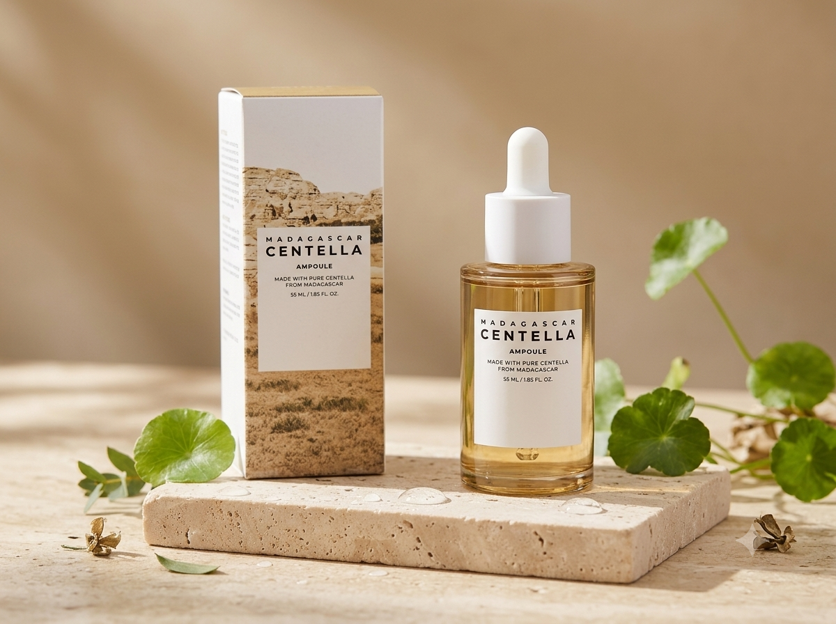 Madagascar Centella Facial Ampoule - Size & Pack Options