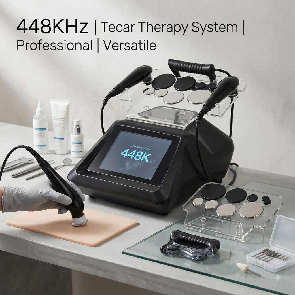 Professional 448KHz Portable CET RET RF System with BIO Fascial Knife - Multi-Language