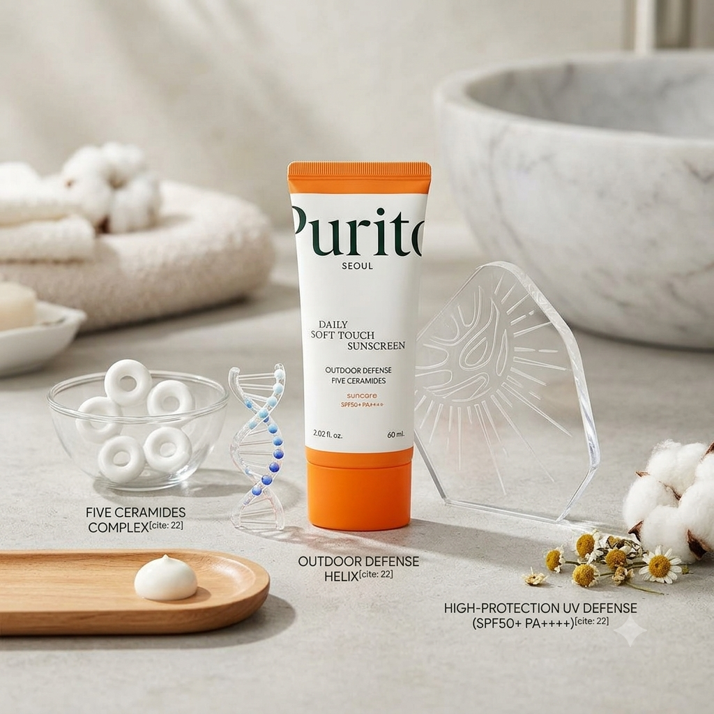 PURITO SEOUL Daily Soft Touch Sunscreen SPF50+ PA++++ – 60ml