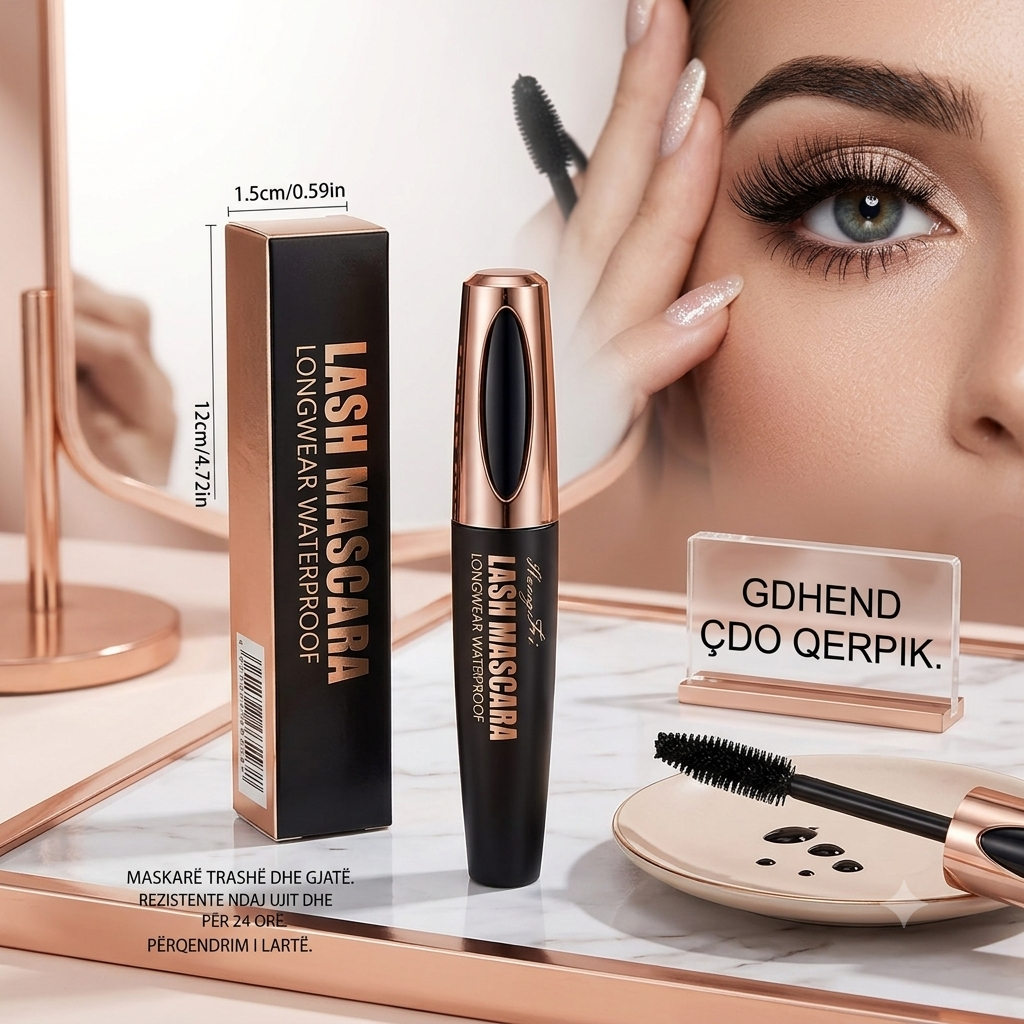 HengFang Lash Mascara - Longwear Waterproof Thick & Long Volume Volume Mascara