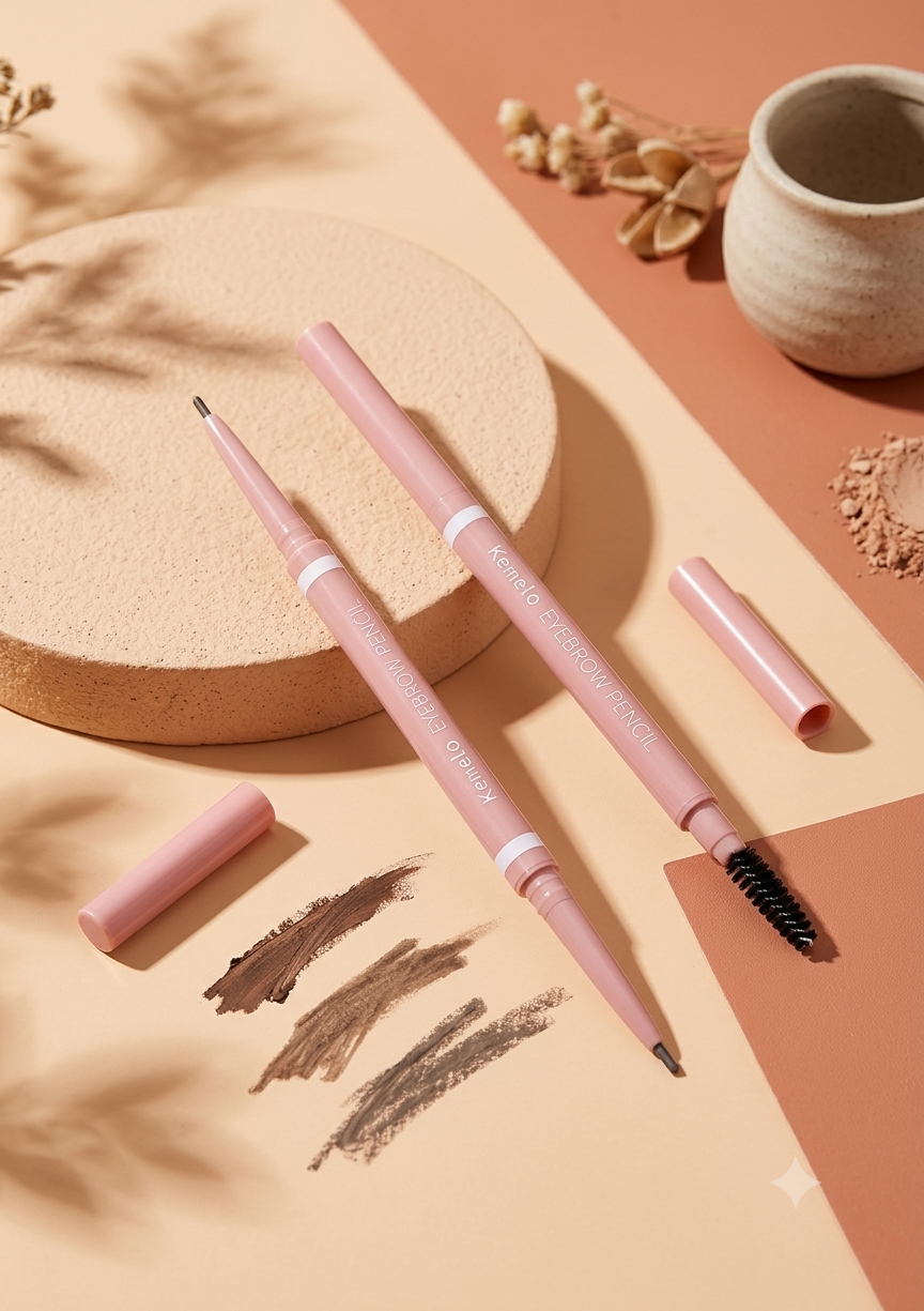 Ultra-Fine Dual-Ended Eyebrow Pencil with Spoolie Brush