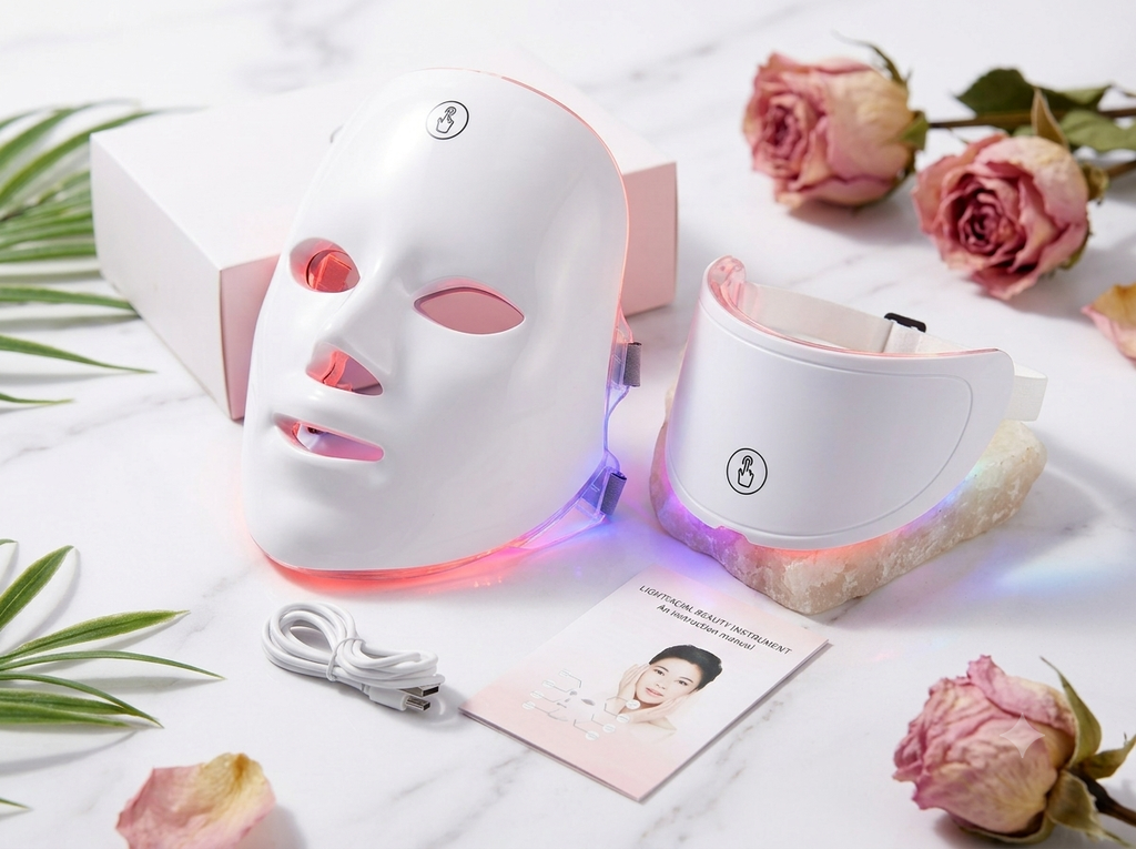 7-Colour Wireless LED Face Mask | Face & Neck Options