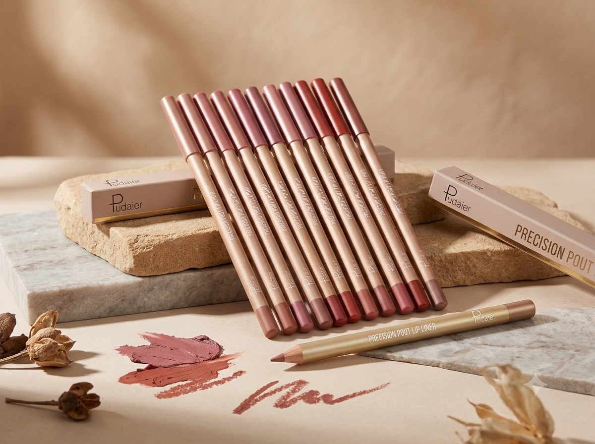 Silky Precision Pout Lip Liner Pencil – Waterproof Velvet Matte Lip Definer & Contour