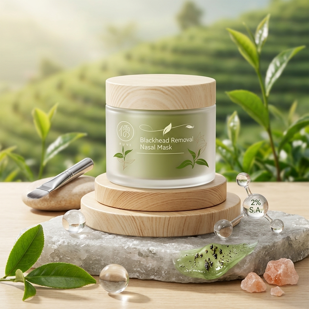 RUYI Himalayan Green Tea Pore Purifying Nose Mask - Gentle Painless Blackhead Removal