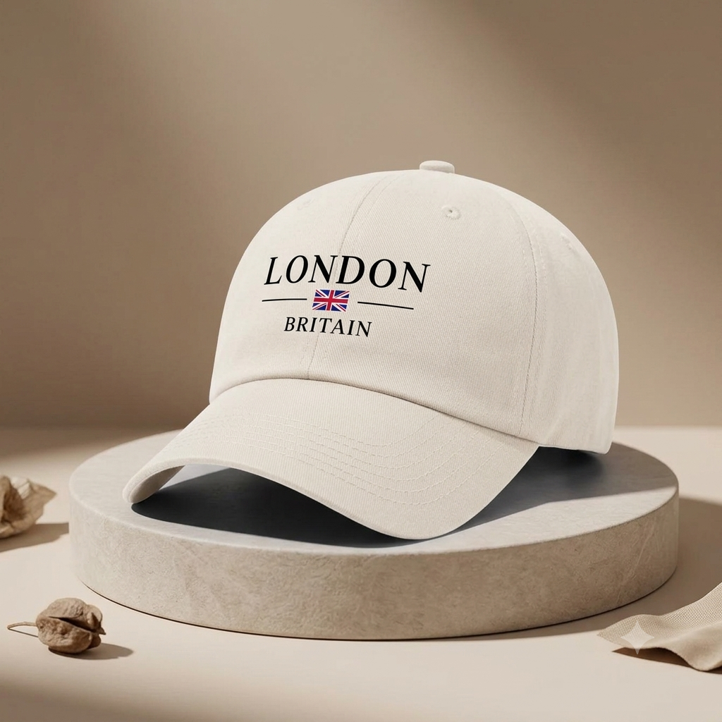 London Britain Flag Cotton Baseball Cap – Adjustable Dad Hat
