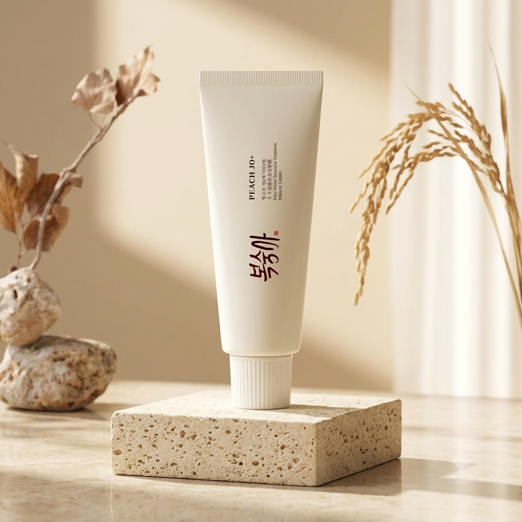 PEACH JO+ Rice Water Sensitive Isolation Tone-Up Cream (50ml) – 12H Hydrating Makeup Primer, Pore-Blurring & Natural Brightening Base