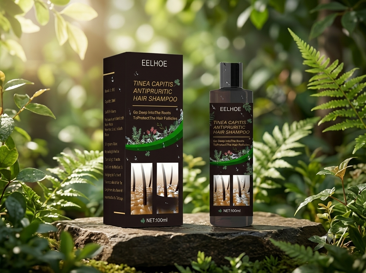 EELHOE Anti-Dandruff & Itch Relief Scalp Shampoo (100ml) – Deep Follicle Cleanser for Flaking, Scalp Ringworm & Follicle Care