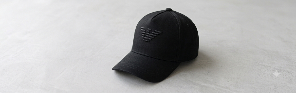 Stealth Black 3D Embossed Eagle Baseball Cap – Minimalist Unisex Curved Brim Hat