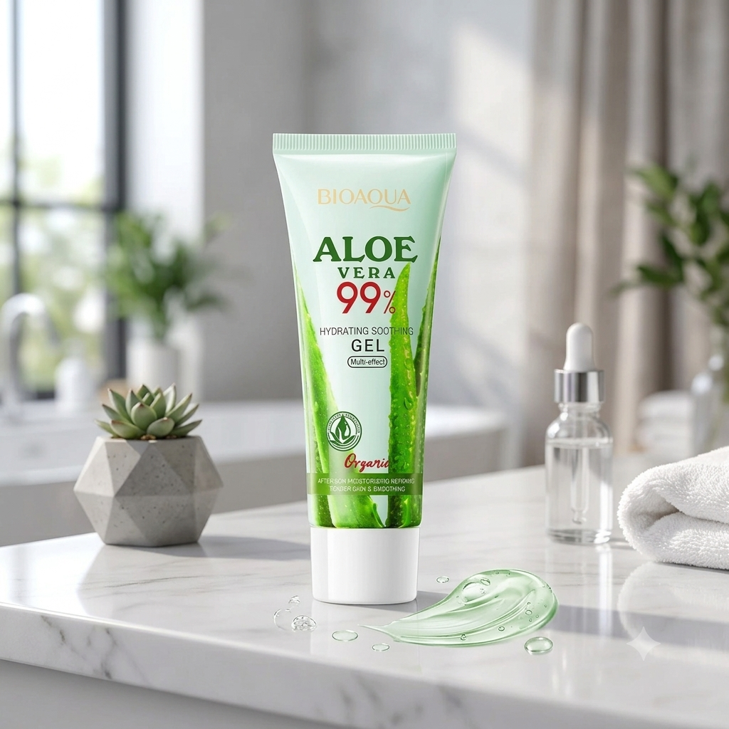 BIOAQUA 99% Aloe Vera Hydrating Soothing Gel (50g)