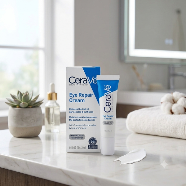 CeraVe Eye Repair Cream for Dark Circles & Puffiness – 0.5 oz (14.2g)